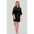 Satin Polyester Women Short Robe